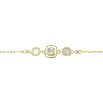 Square Model Mother of Pearl Bracelet