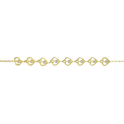 Stone Heart Bracelet