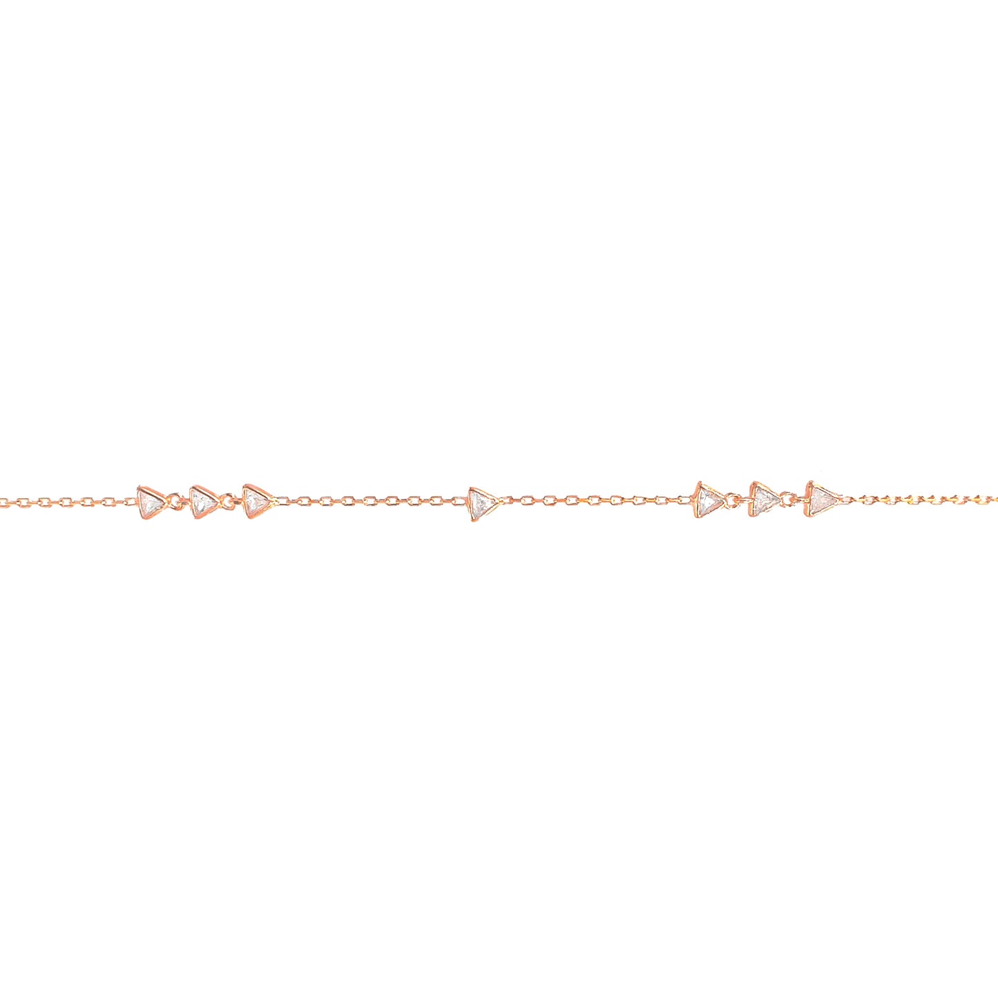 Triangle Stone Anklet