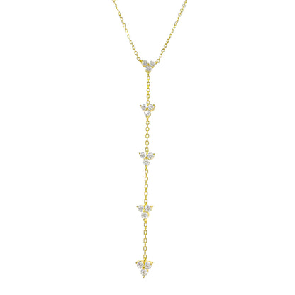 Marquise Stone Y Necklace