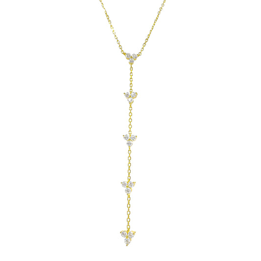 Marquise Stone Y Necklace