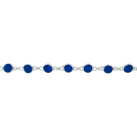 Navy Blue Stone Bracelet