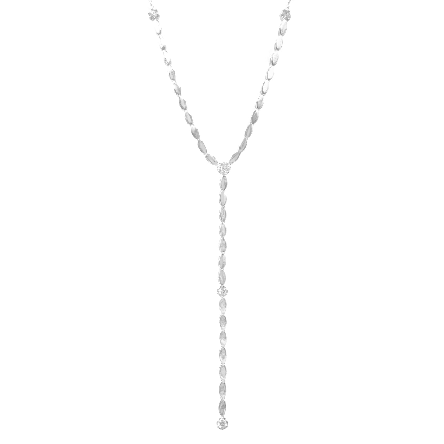 Broad Y Necklace