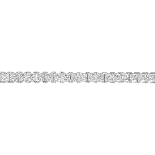 Four mm Square Tennis Bracelet