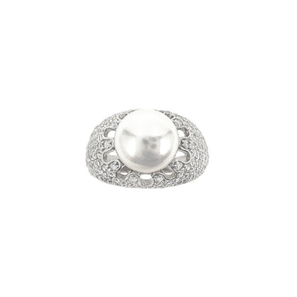 Stone Star Pearl Ring