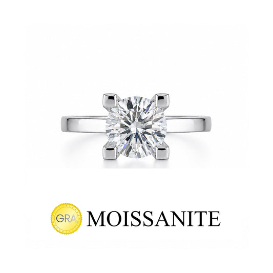 0.80 Carat Moissanite Solitaire Ring