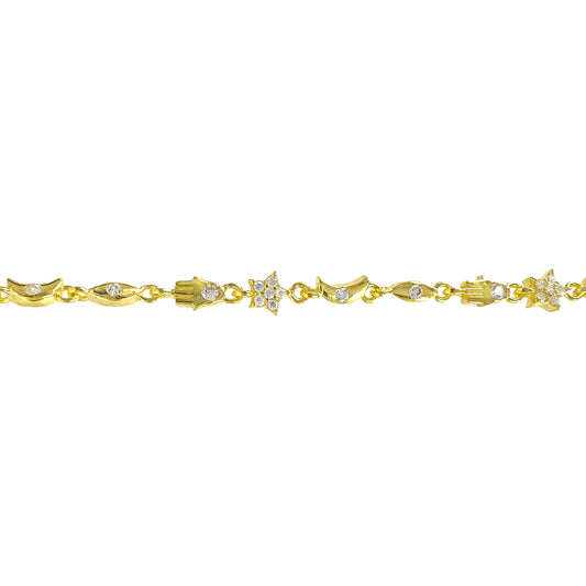 Bella Figured Sequential Bracelet