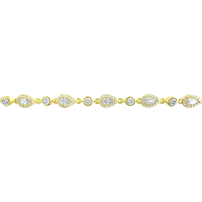 Drop Model Colorful Stone Bracelet