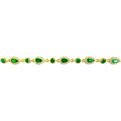 Drop Model Colorful Stone Bracelet