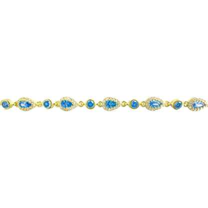 Drop Model Colorful Stone Bracelet