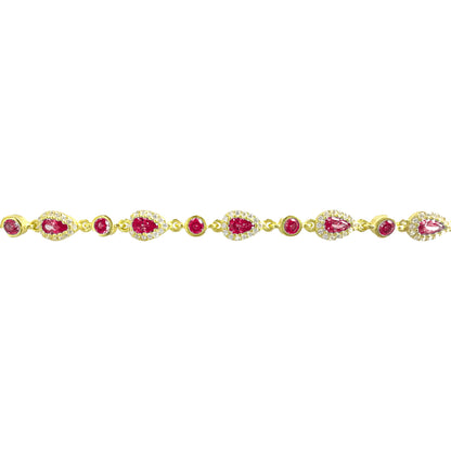Drop Model Colorful Stone Bracelet
