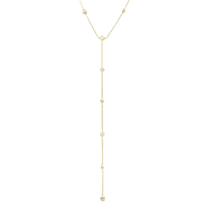 Designer Stone Y Necklace