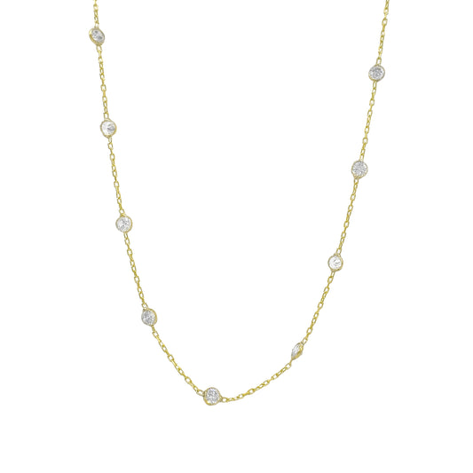 Designer Stone Chain Necklace