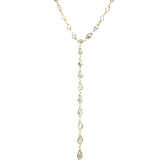 Crystal Y Necklace