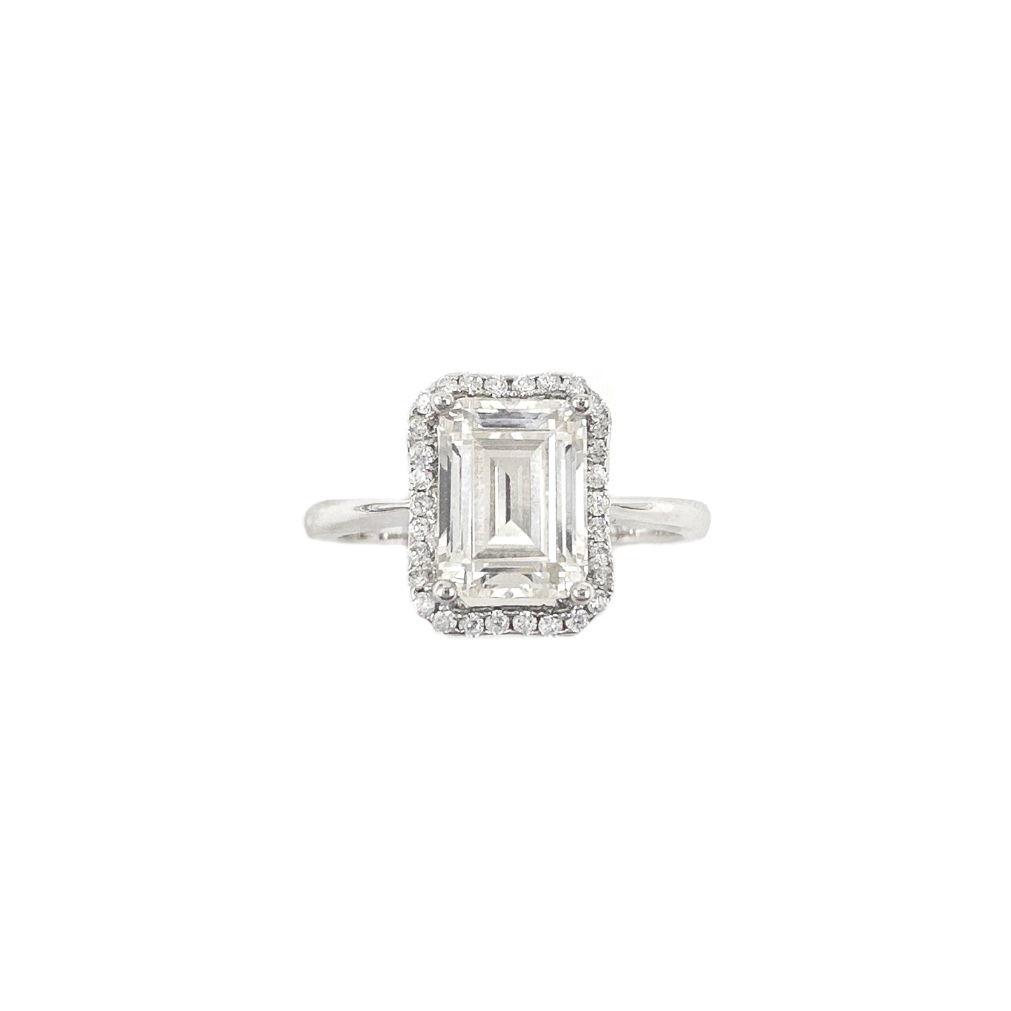 Baguette Moissanite Ring