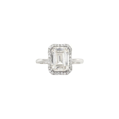 Baguette Moissanite Ring