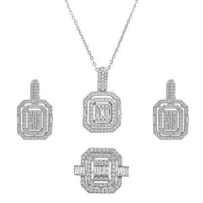 Baguette Set with Baguette Stone Detail