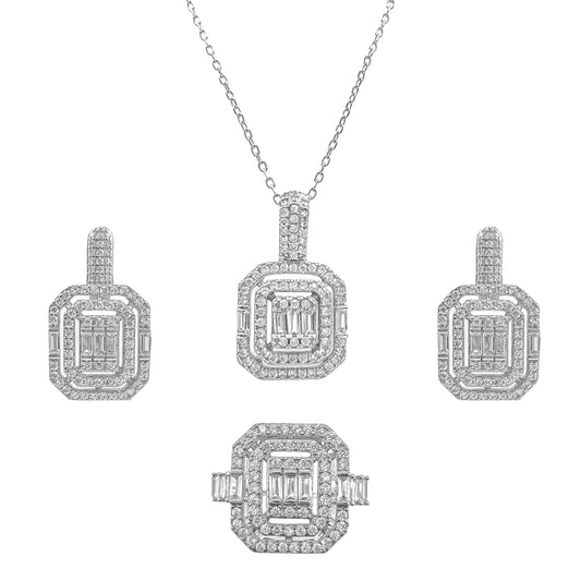 Baguette Set with Baguette Stone Detail
