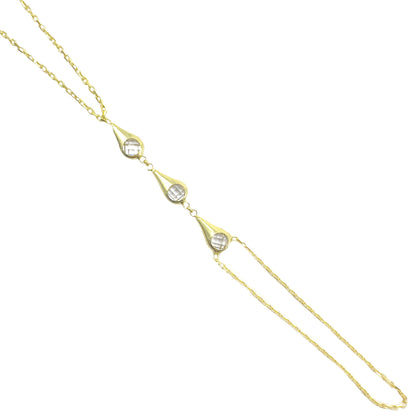 Stone Crystal Handchain