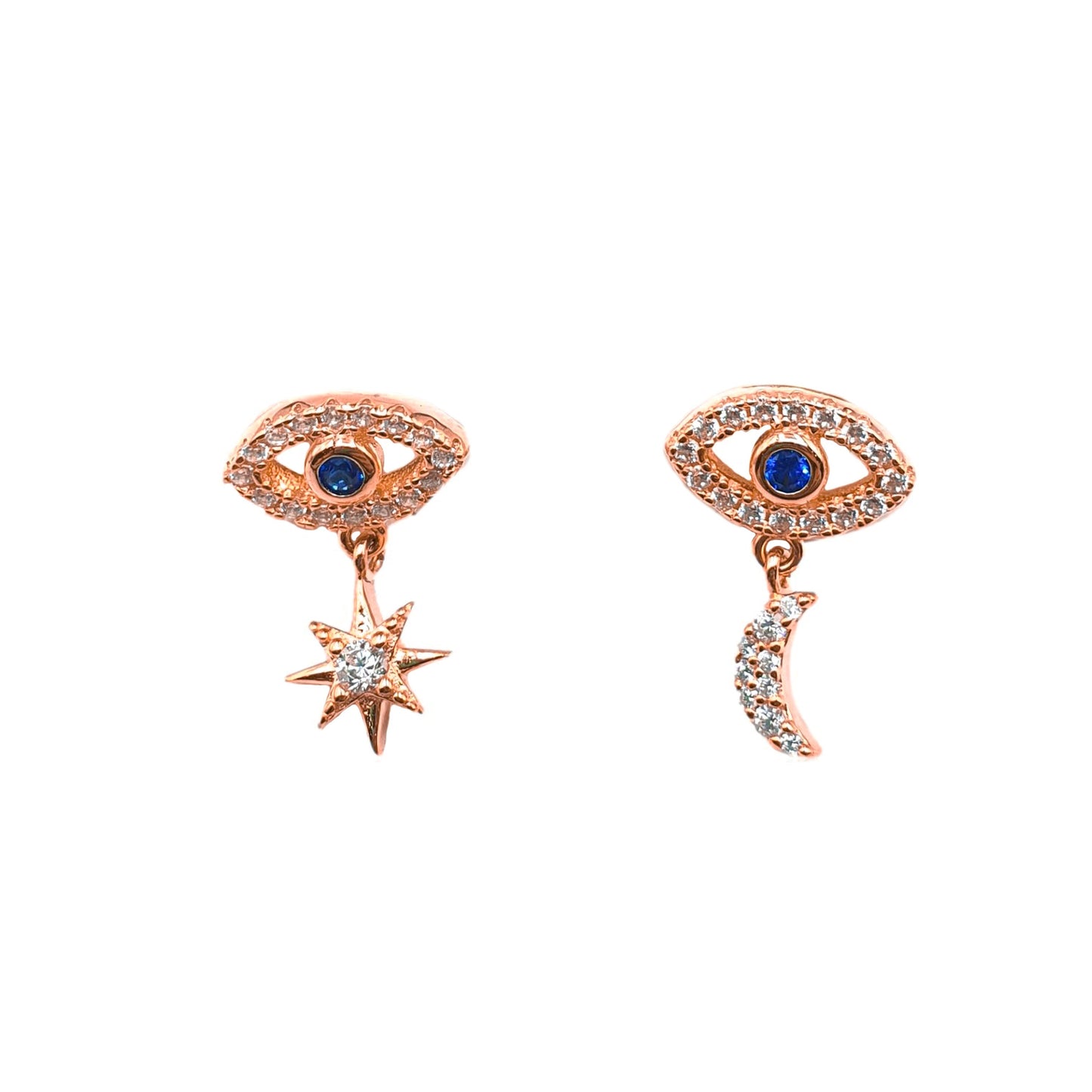 Dangle Eye Earrings