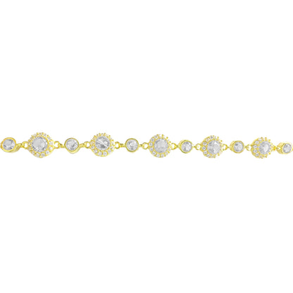 Round Colored Stone Mix Bracelet