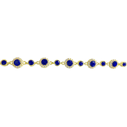 Round Colored Stone Mix Bracelet