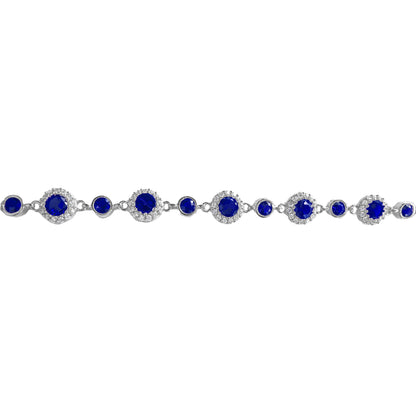 Round Colored Stone Mix Bracelet