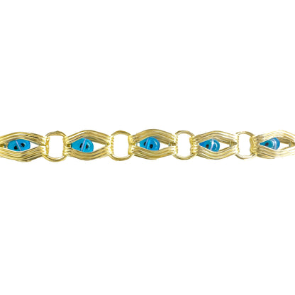 Design Evil Eye Hallow Bracelet