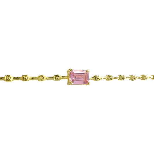 Baguette Stone Design Bracelet