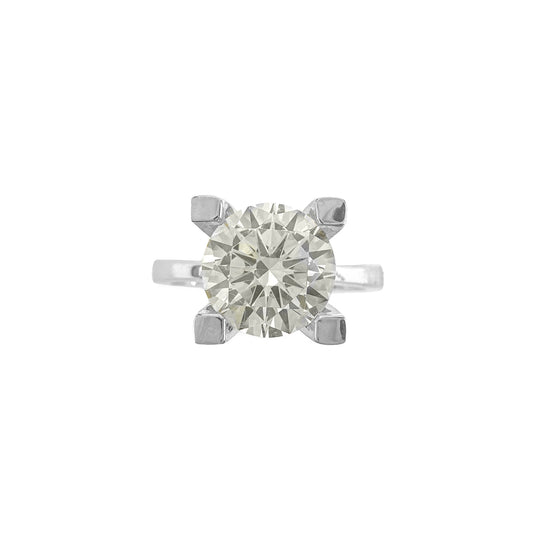 0.80 Carat Moissanite Solitaire Ring