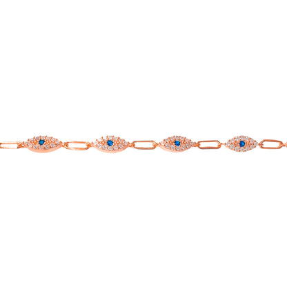 Dark Blue Stone Eye Bracelet