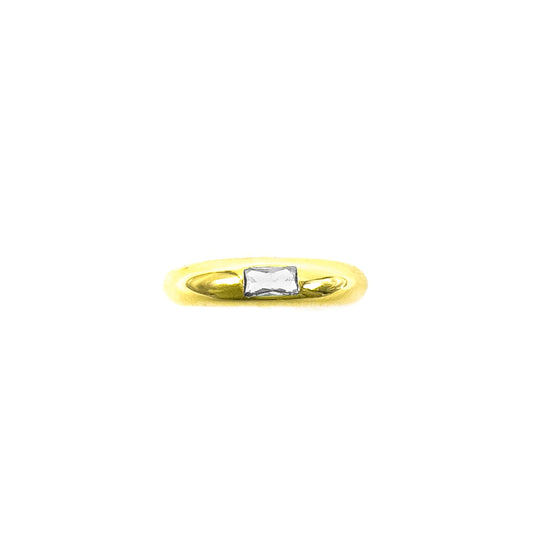 Single Baguette Stone Ring