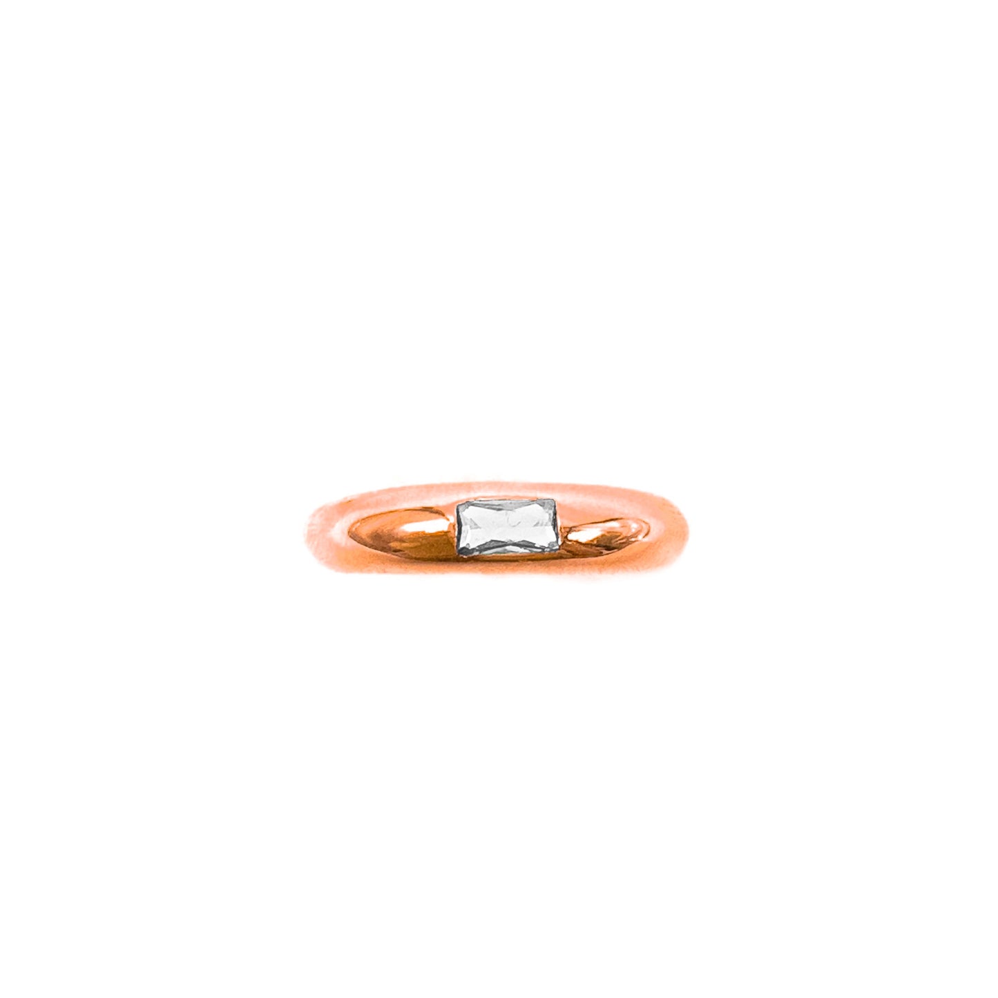 Single Baguette Stone Ring