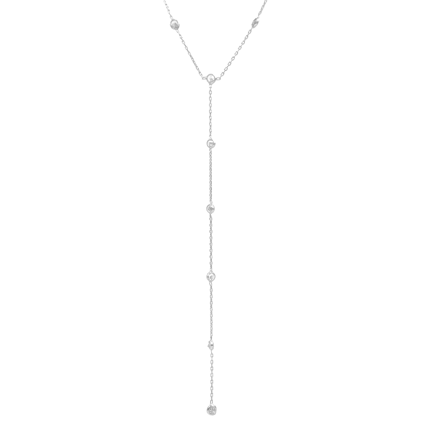 Designer Stone Y Necklace