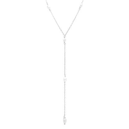 Pearl Y Necklace