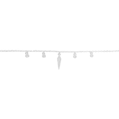 Iris Stone Anklet