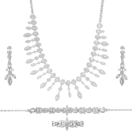 Drop-shaped Marquise Stone Night Set