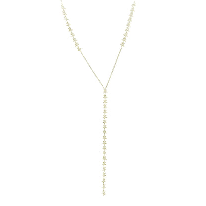 Y Necklace with Star Stone