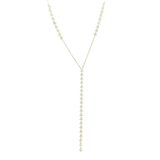 Y Necklace with Star Stone