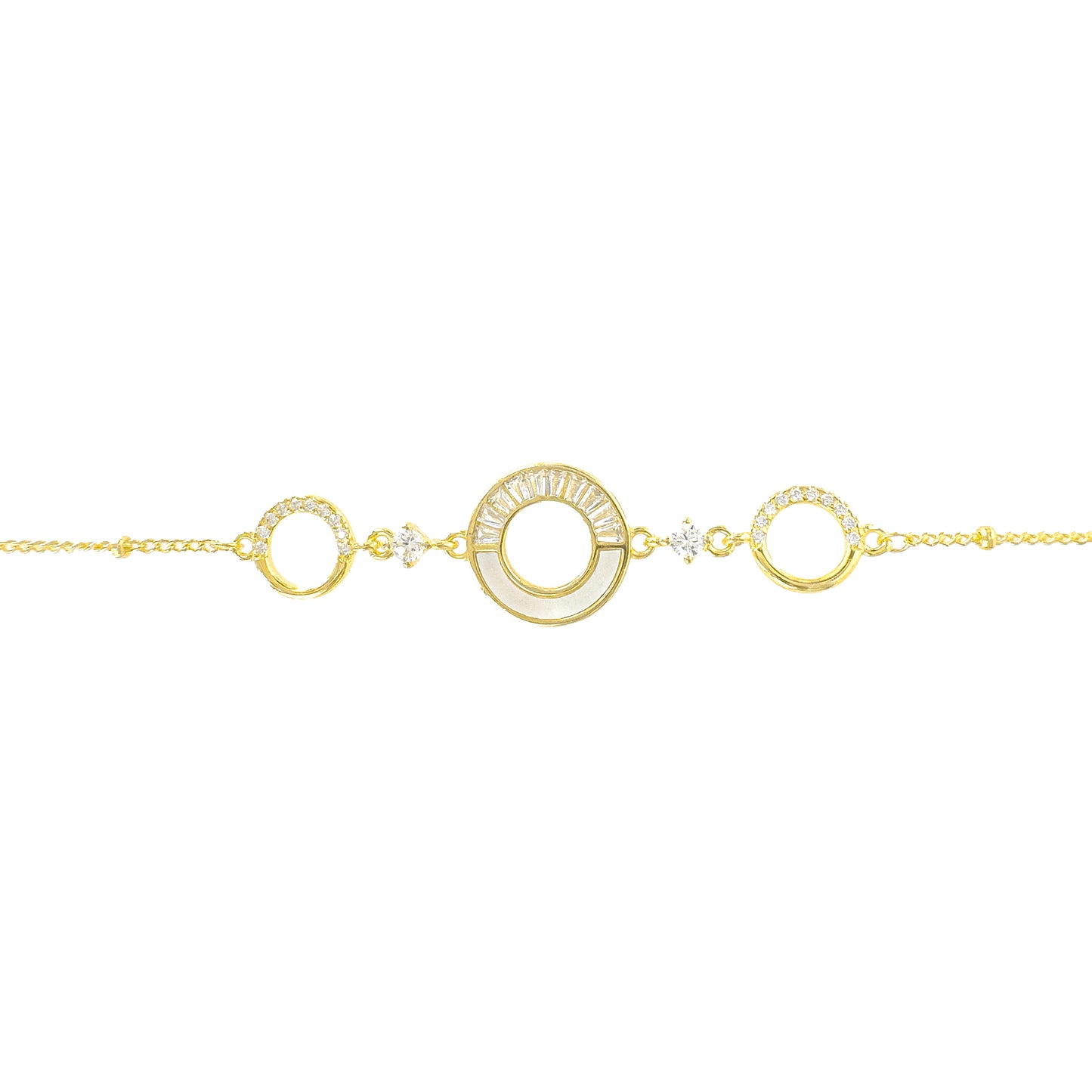 Round Mother of Pearl Bracelet