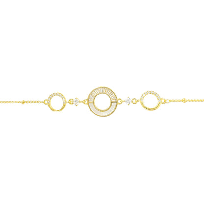 Round Mother of Pearl Bracelet