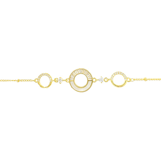 Round Mother of Pearl Bracelet
