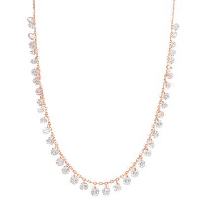 Dangling Stone Model Necklace