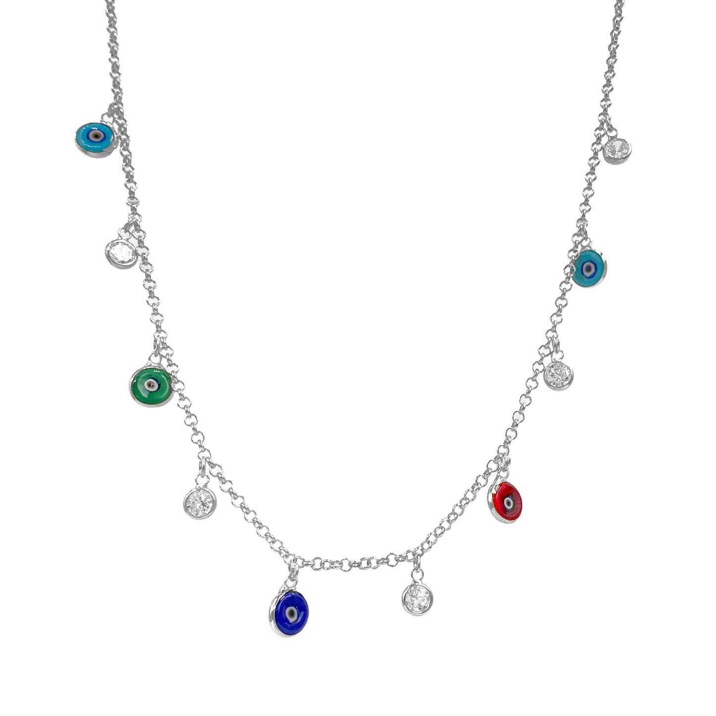 Rainbow Stone Necklace
