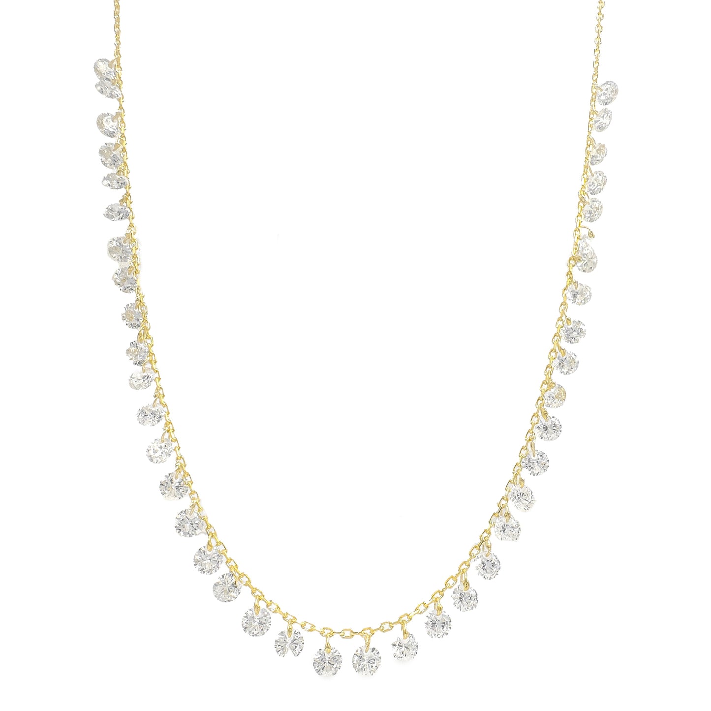 Dangling Stone Model Necklace