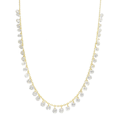 Dangling Stone Model Necklace