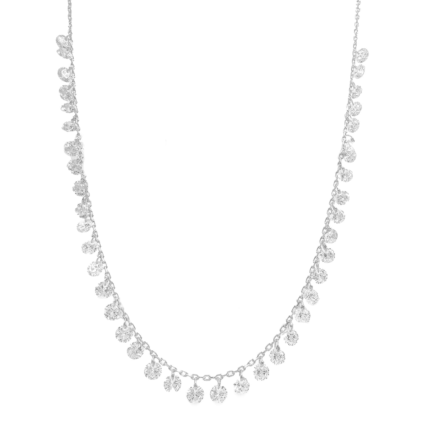 Dangling Stone Model Necklace