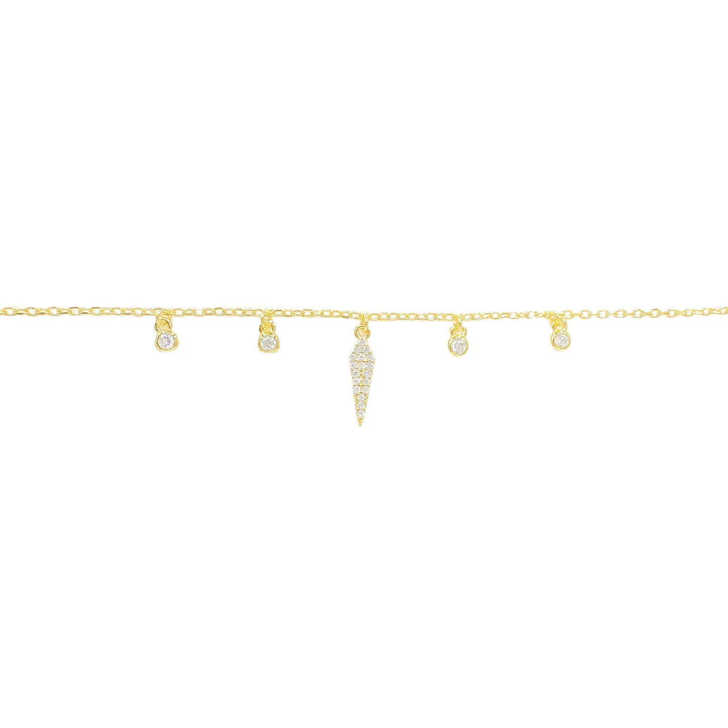 Iris Stone Anklet