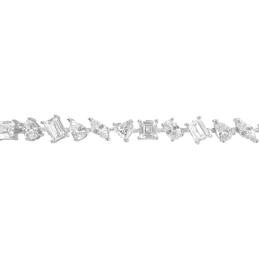 Mixed Stone Tennis Bracelet