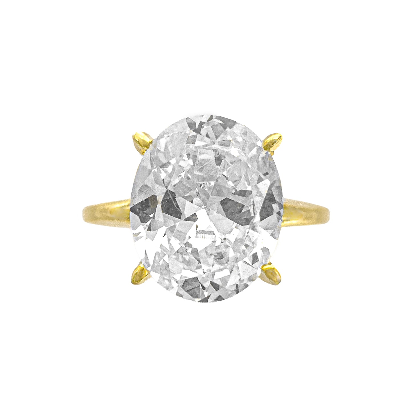 Four Carat Oval Ring